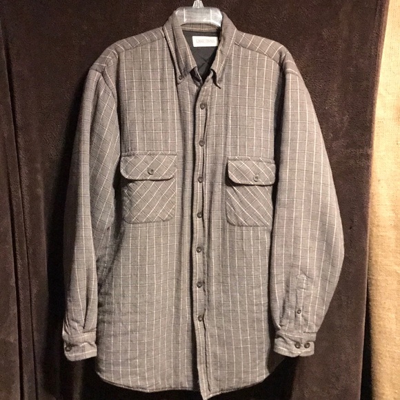 Insulate lake n trail work shirt large tall used - Picture 1 of 3